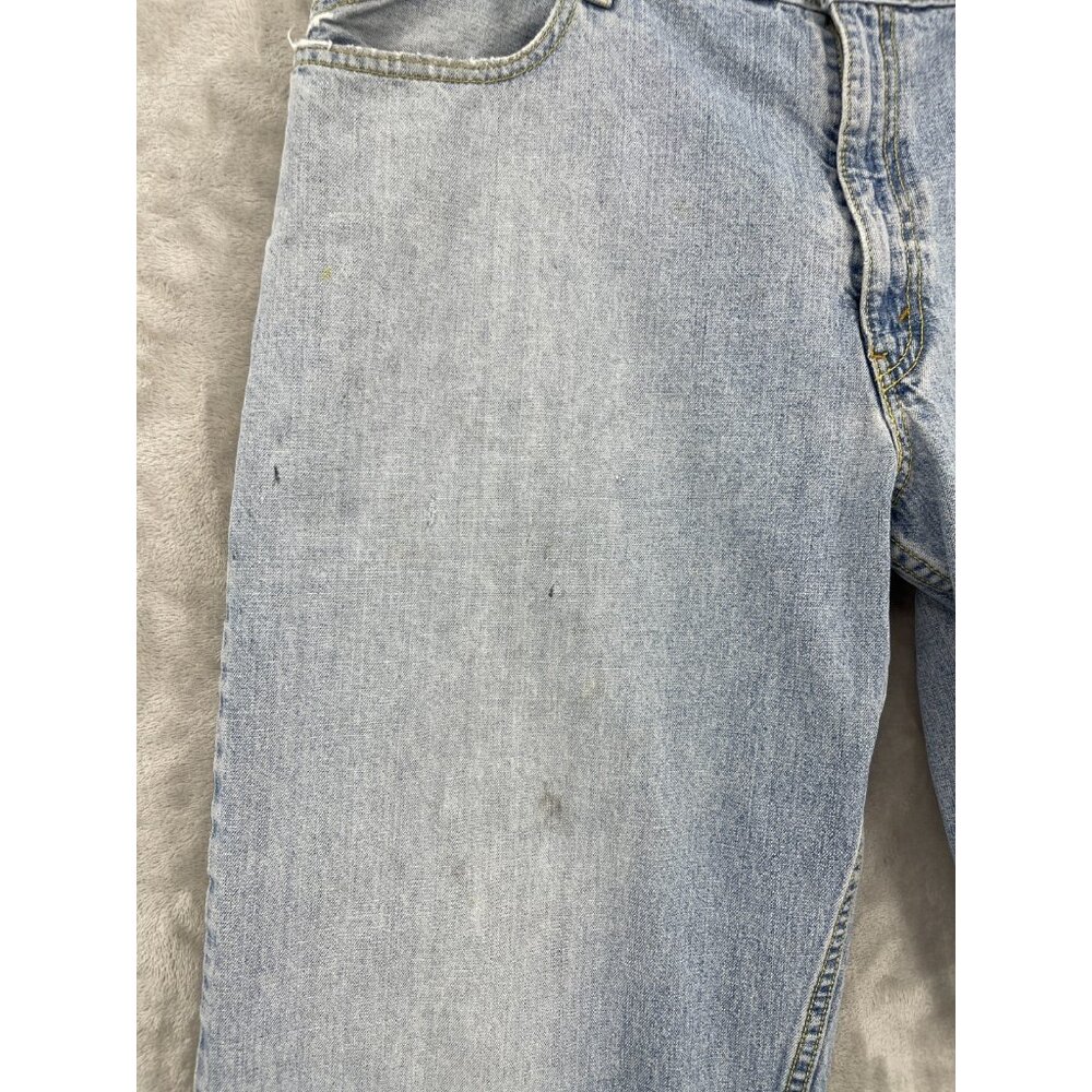 Levi's SilverTab Vintage Size 36x24.5 Cropped Baggy Faded Distressed Jeans - Picture 2 of 16